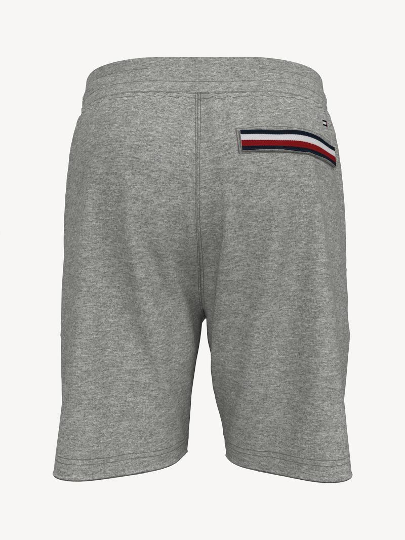 Férfi Tommy Hilfiger Essential solid sweatshort Rövidnadrág Szürke | HU 992OKI